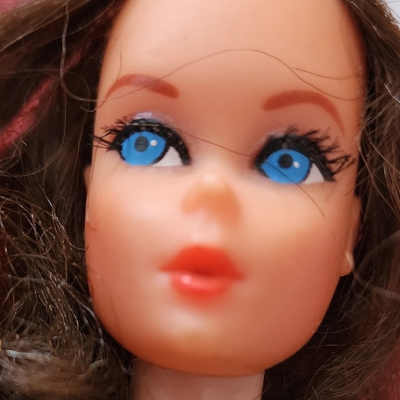 Original 1958 Mattel Barbie ? Doll Brunette ROOTED Hair EYELASHES Japan CHARITY - Picture 2 of 8